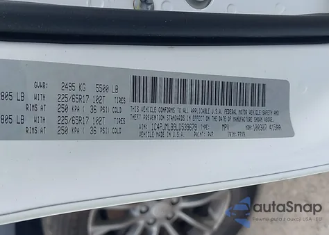 2020 Jeep Cherokee Latitude Plus 4X4 z USA, uszkodzony, nr VIN 1C4PJMLB9LD539679